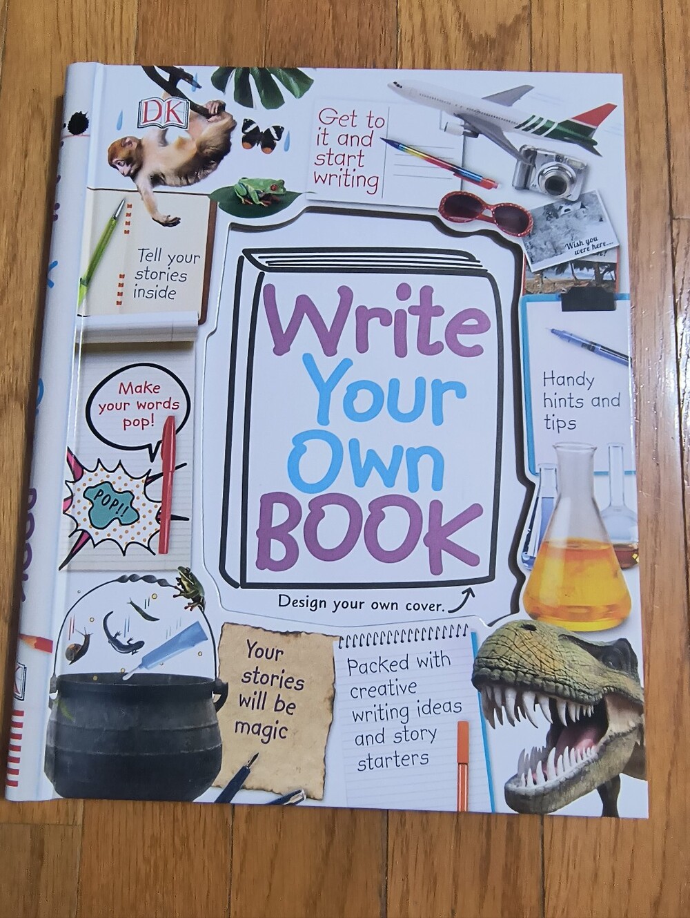 Unused, "Write Your own Book" by DK publishing, interactive book for kids